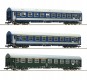 64195 Roco Set of 3 passenger cars for D270 MERIDIAN train (Set 1)